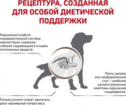 Сухой корм Gastro Intestinal GI25 Canine диета при нарушении пищеварения для собак 2кг – фото 9