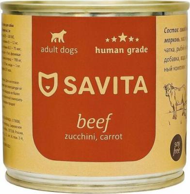 консервы для собак (Говядина, цукини и морковь, 410 г.) – фото 1