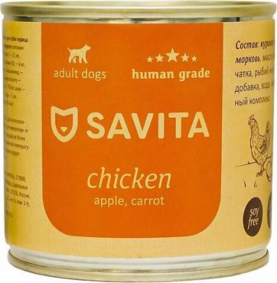 консервы для собак (Курица, яблоко и морковь, 240 г.) – фото 1