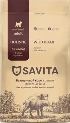 сухой корм беззерновой корм для собак малых пород с мясом дикого кабана, GRAIN FREE ADULT MINI, Wild Boar, 0,4 кг – фото 1