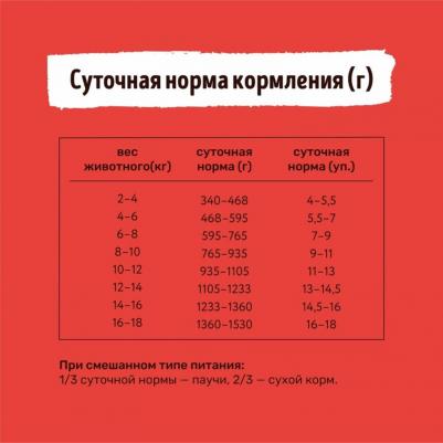 паучи "Упаковка 25 шт" Паучи для взрослых собак малых и средних пород кусочки говядины в нежном соусе – фото 2