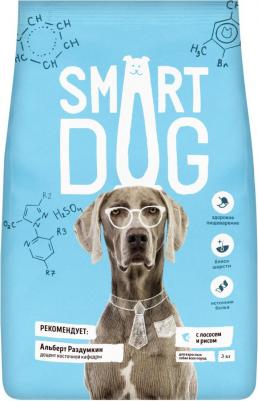 Сухой корм для собак с лососем и рисом, 3кг