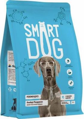 Сухой корм с лососем и рисом для взрослых собак 800 г – фото 1