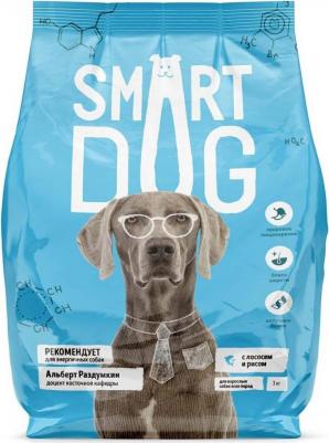 Сухой корм с лососем и рисом для взрослых собак 800 г – фото 3