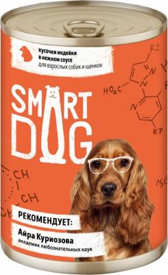 Влажный корм индейка в нежном соусе для взрослых собак и щенков всех пород 400 г – фото 5