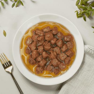 Влажный корм мясное ассорти в нежном соусе для взрослых собак и щенков 850 г – фото 6