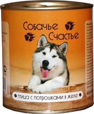 Консервированный корм для собак Птица с потрошками в желе 410г (2 шт) – фото 4