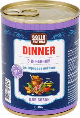 Dinner Ягненок влажный корм для собак жестяная банка – фото 1
