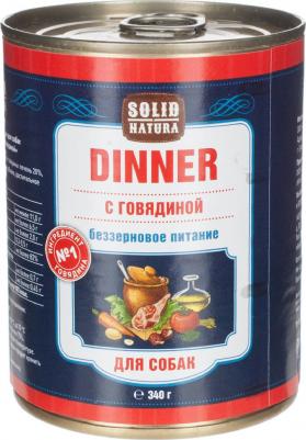 Консервы для собак Dinner, говядина, 340г – фото 14
