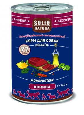 Консервы для собак "Holistic" с кониной, 340 г – фото 3