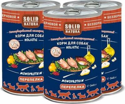 Консервы для собак "Holistic" с перепелкой, 340 г – фото 5