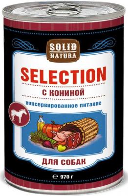 Консервы для собак "Selection" с кониной, 970 г – фото 2