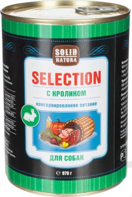Консервы для собак "Selection" с кроликом, 970 г