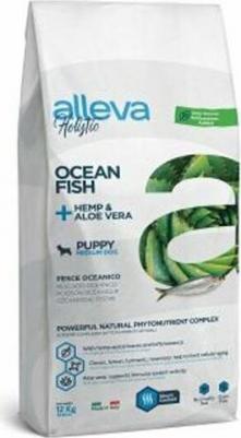 Корм сухой ALLEVA HOLISTIC DOG Puppy/Junior Ocean Fish Medium для щенков с океанической рыбой, коноплей и алое вера 2кг 2271 – фото 2