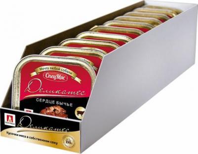 Консервы Деликатес Сердце бычье для взрослых собак 150г – фото 1