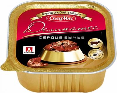 Консервы Деликатес Сердце бычье для взрослых собак 150г – фото 2