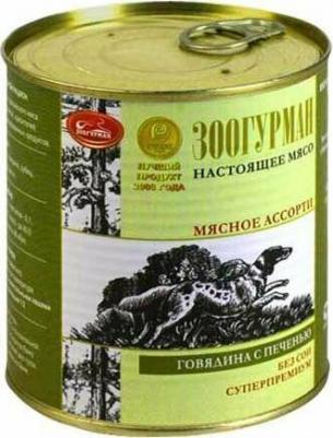 Консервы Мясное Ассорти Говядина с печенью для взрослых собак 750г – фото 6