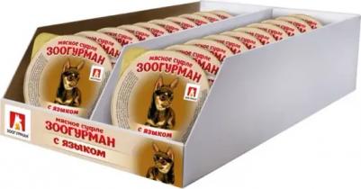 Консервы Суфле с языком для собак 100г – фото 1