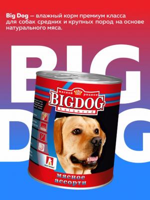 Корм для собак Big Dog Мясное ассорти конс – фото 12