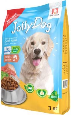 Корм для собак Jolly Dog Лосось и рис сух. 3кг – фото 1