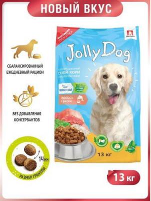 Корм для собак Jolly Dog Лосось и рис сух. 3кг – фото 3
