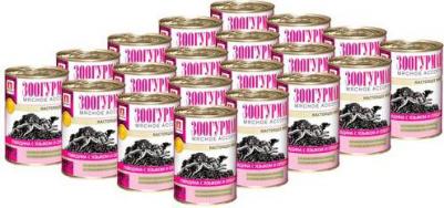 Корм для собак Мясное ассорти говядина, сердце конс. 350г