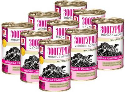 Корм для собак Мясное ассорти говядина, сердце конс. 750г