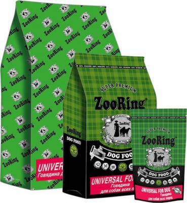 Universal for dog 24/13 сухой корм взрослых собак средних и крупных пород с говядиной и рисом - 2 кг – фото 1