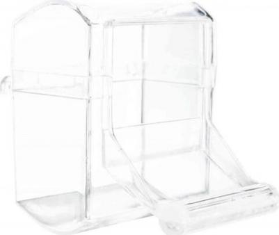 Кормушка для птиц, пластик, 70 мл, прозрачный