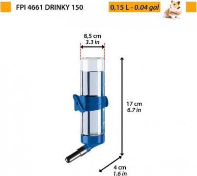 Автопоилка для грызунов DRINKY 150 0,15л – фото 1