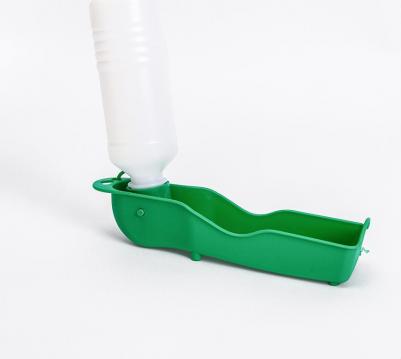 Бутылка для воды для кошек и собак, 250 мл, зеленая – фото 1