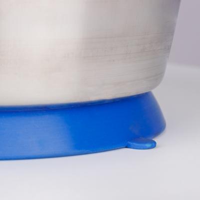 Миска металлическая с прорезиненным дном для собак, 800 мл, диаметр 17 см – фото 2