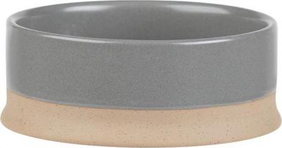 Миска керамическая для собак и кошек "Scandi", серая, 14х14х5см, 400мл