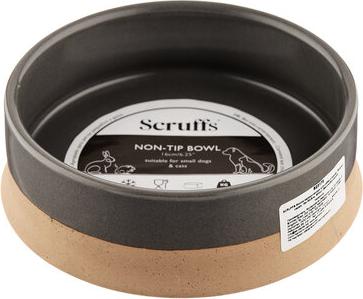 Миска керамическая для собак и кошек "Scandi", серая, 16х16х5см, 500мл – фото 2