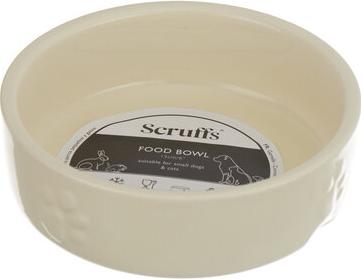 Миска керамическая для собак "Icon Dog Food", кремовая, 15х15х5см, 500мл – фото 2
