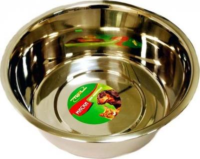 Миска для животных металлическая с тиснением 1,60л – фото 3