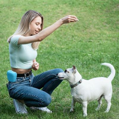 Сумочка для лакомств силиконовая Petsy с магнитным замком Light Blue pet0017 – фото 11