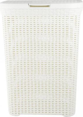 Корзина бельевая natural style 60 л кремовый – фото 1