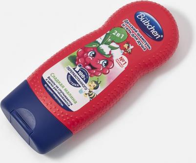 Детский шампунь для мытья волос и тела Малина 230 мл – фото 1