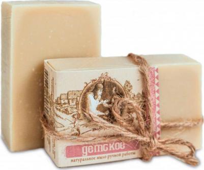 Мыло для лица Классическое мягкое оливковое мыло Детское – фото 2