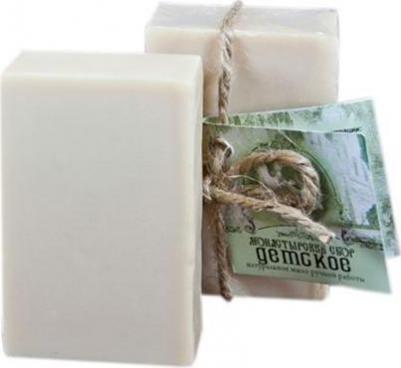 Мыло для лица Классическое мягкое оливковое мыло Детское – фото 3