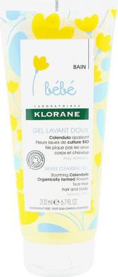 Мягкий пенящийся гель для волос и тела с Физио Календулином, 200 мл