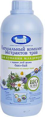 Натуральный комплекс экстрактов трав "Баю-бай" для купания малышей, 1000 мл – фото 6
