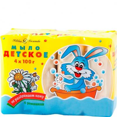 Детское Мыло с ромашкой, 100 г, 4 шт (№1) – фото 1