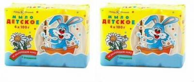Детское Мыло с ромашкой, 100 г, 4 шт (№1) – фото 3
