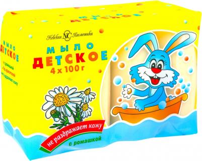 Детское Мыло с ромашкой, 100 г, 4 шт (№1) – фото 19
