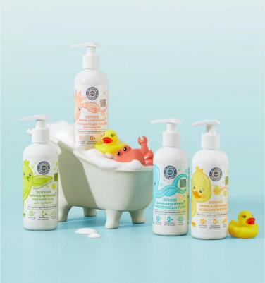 Детский гипоаллергенный бальзам-эмолент Pure Kids для чувствительной и сухой кожи 0+ 270 мл – фото 8