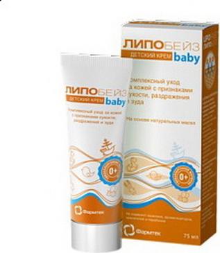 Крем для тела "Липобейз Беби" детский, 75 мл – фото 3