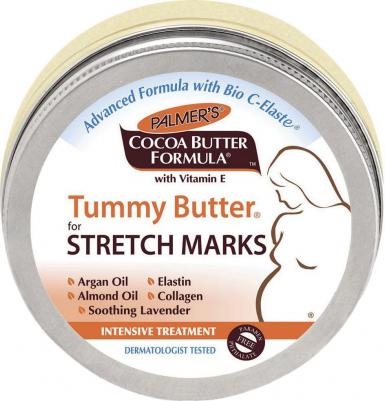 Формула с какао-маслом, масло для живота Tummy Butter, против растяжек, 125 г – фото 6