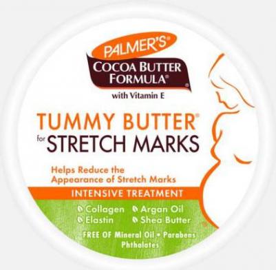 Формула с какао-маслом, масло для живота Tummy Butter, против растяжек, 125 г – фото 13